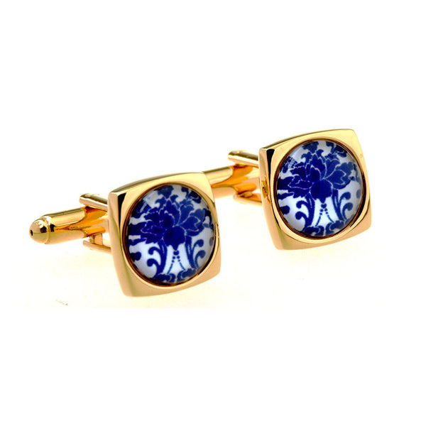 Cateye Glass Cufflinks
