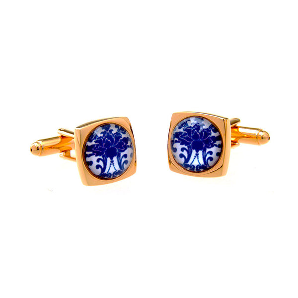Cateye Glass Cufflinks