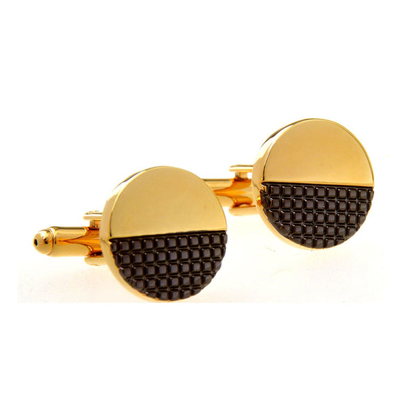 Plain Colour Metal Cufflinks