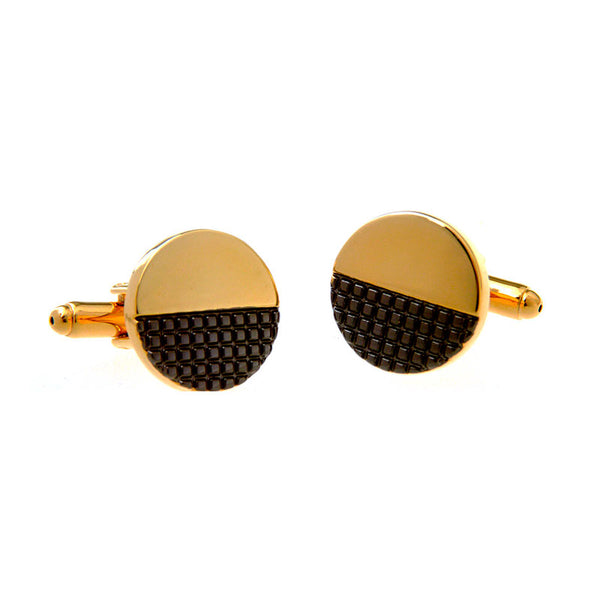 Plain Colour Metal Cufflinks