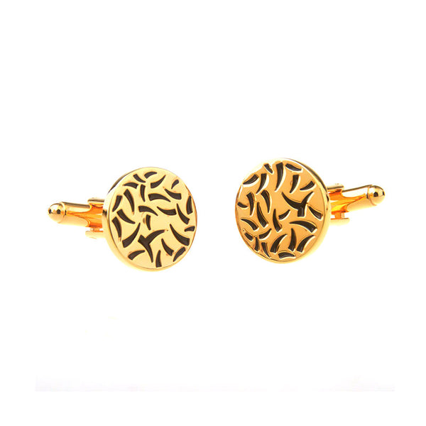 Enamel Dropping Glue Cufflinks