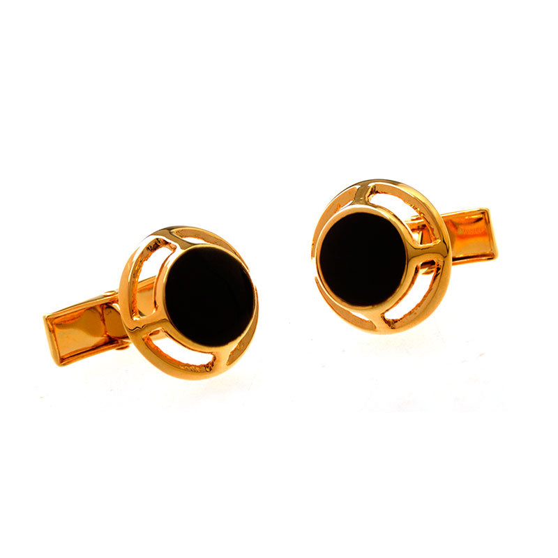 Enamel Dropping Glue Cufflinks