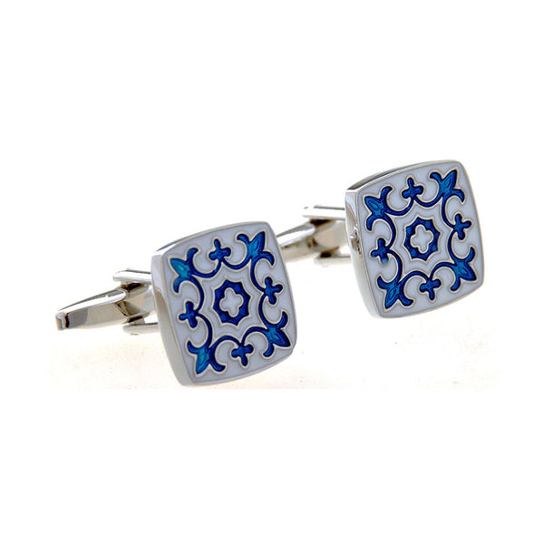 Enamel Dropping Glue Cufflinks