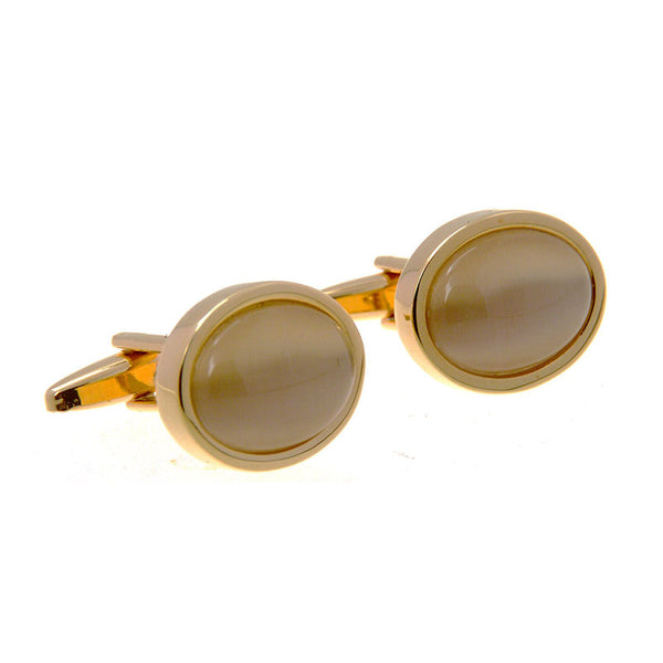 Cateye Glass Cufflinks