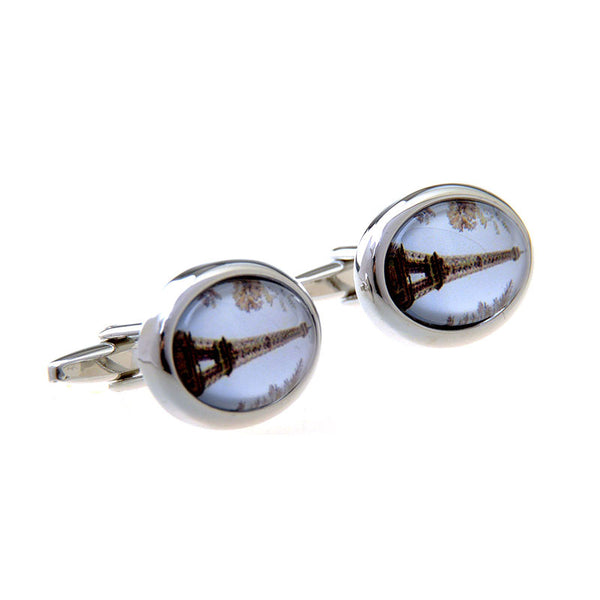 Cateye Glass Cufflinks