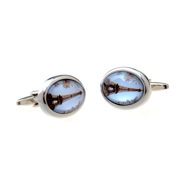 Cateye Glass Cufflinks