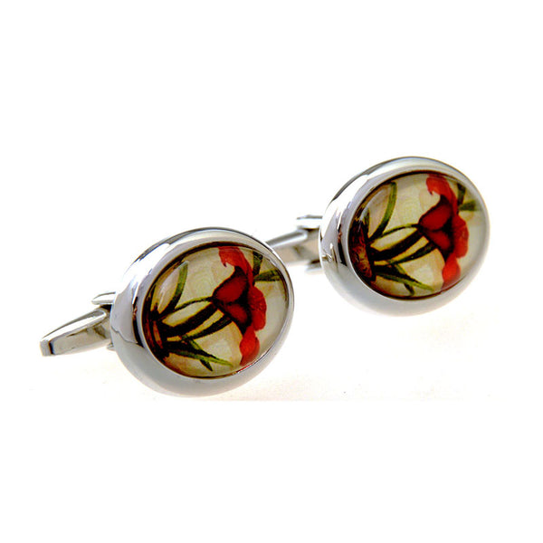 Cateye Glass Cufflinks