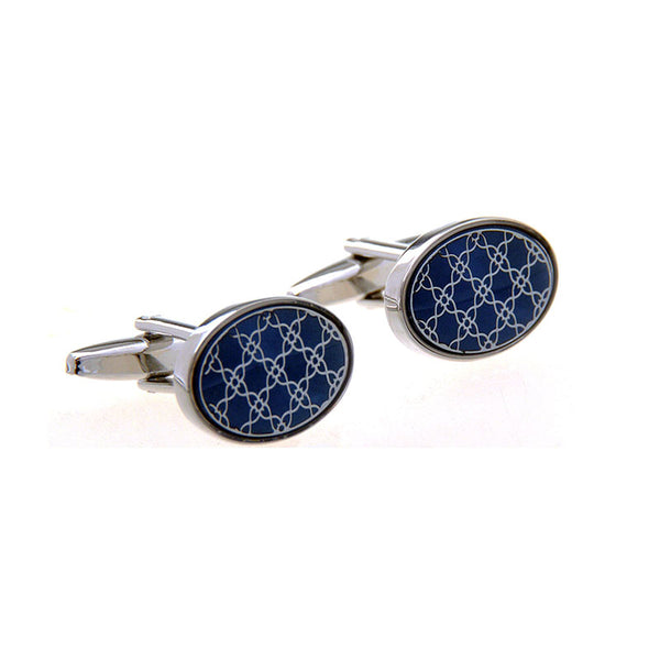 Enamel Dropping Glue Cufflinks