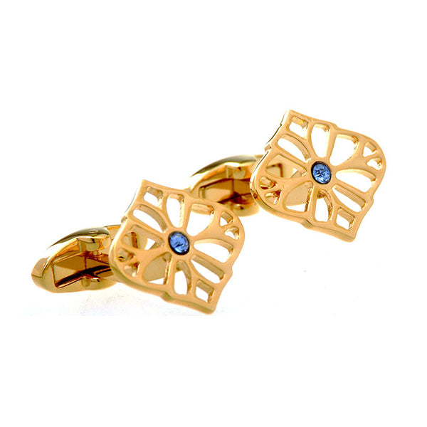 Crystal Zircon Cufflinks