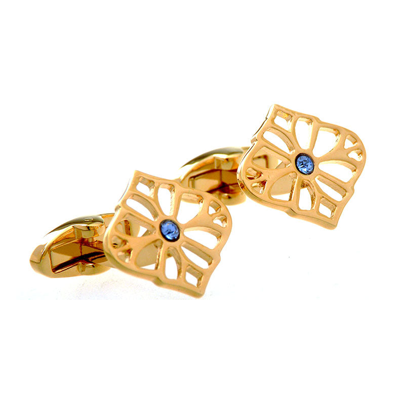 Crystal Zircon Cufflinks