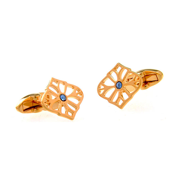 Crystal Zircon Cufflinks