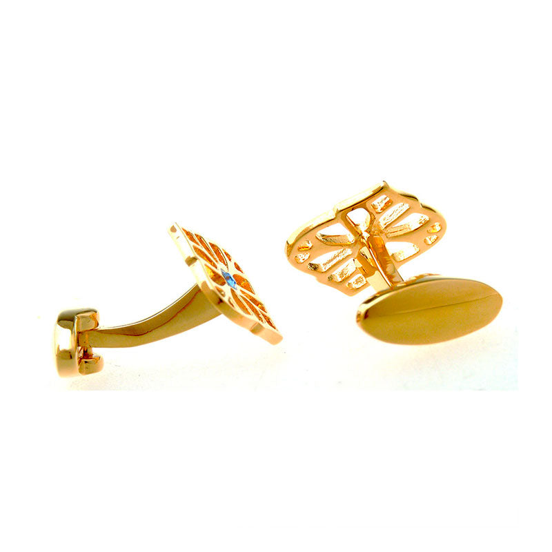 Crystal Zircon Cufflinks