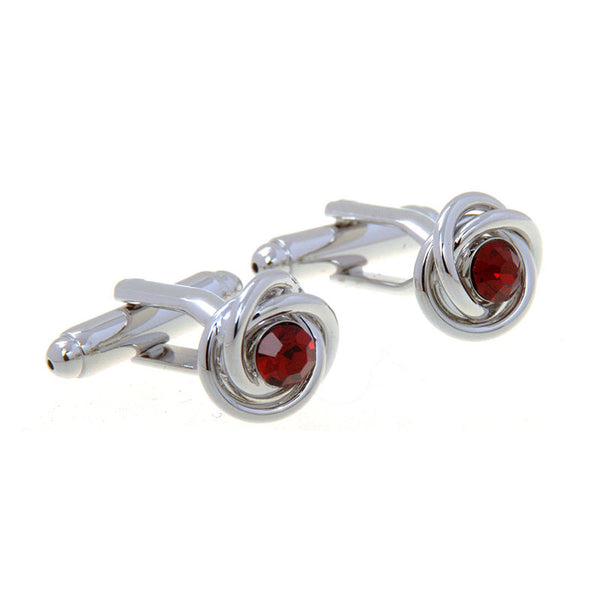 Crystal Zircon Cufflinks