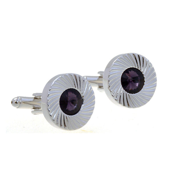Crystal Zircon Cufflinks