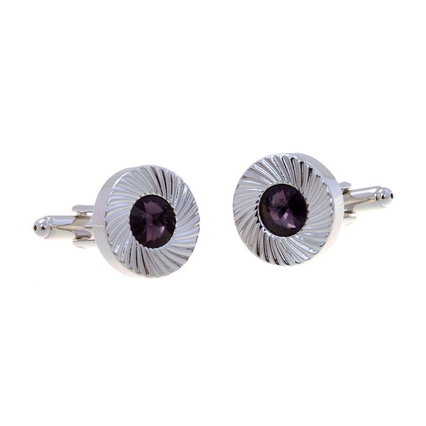 Crystal Zircon Cufflinks