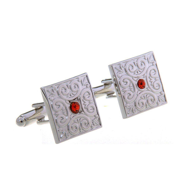 Crystal Zircon Cufflinks