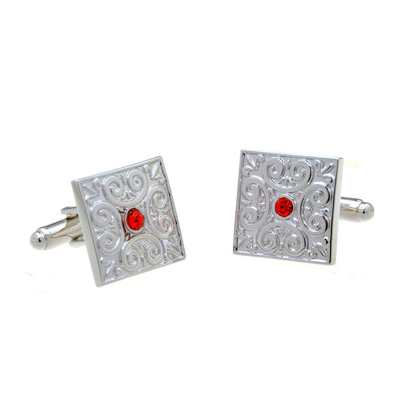 Crystal Zircon Cufflinks