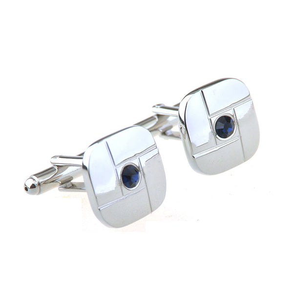 Crystal Zircon Cufflinks
