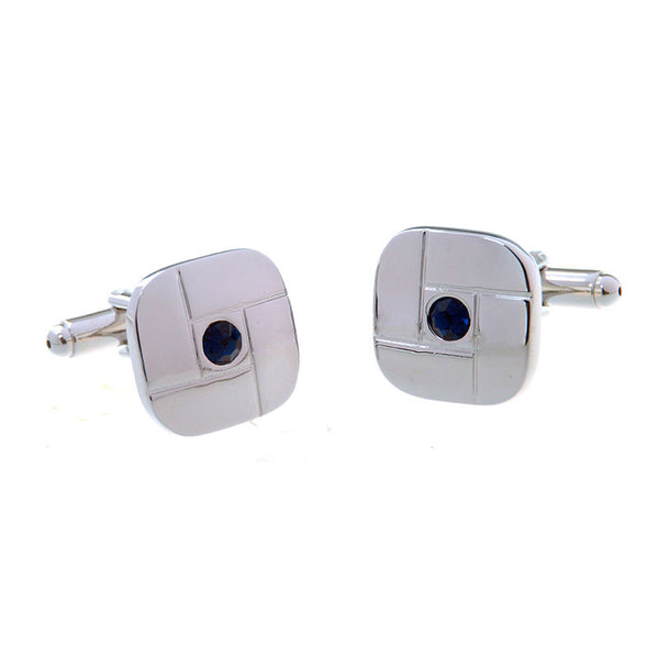 Crystal Zircon Cufflinks