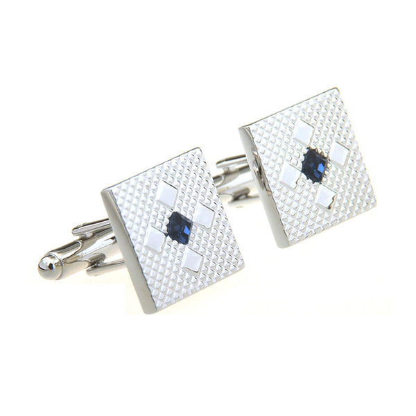 Crystal Zircon Cufflinks
