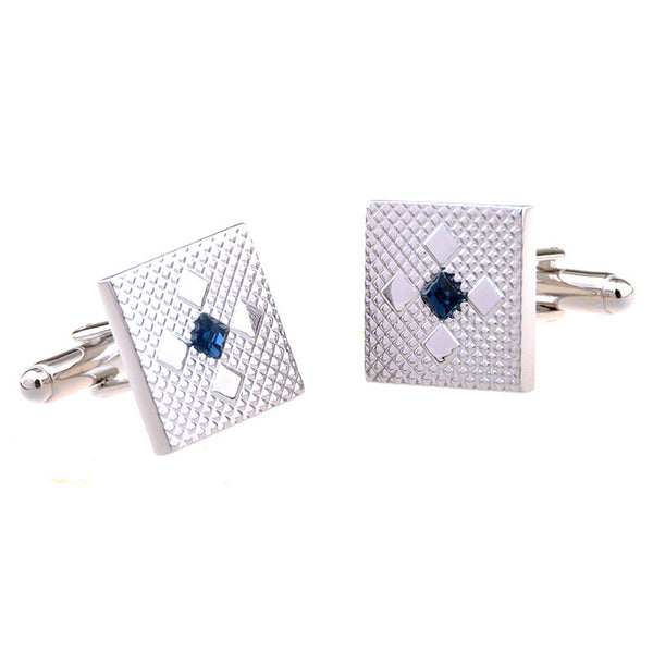 Crystal Zircon Cufflinks