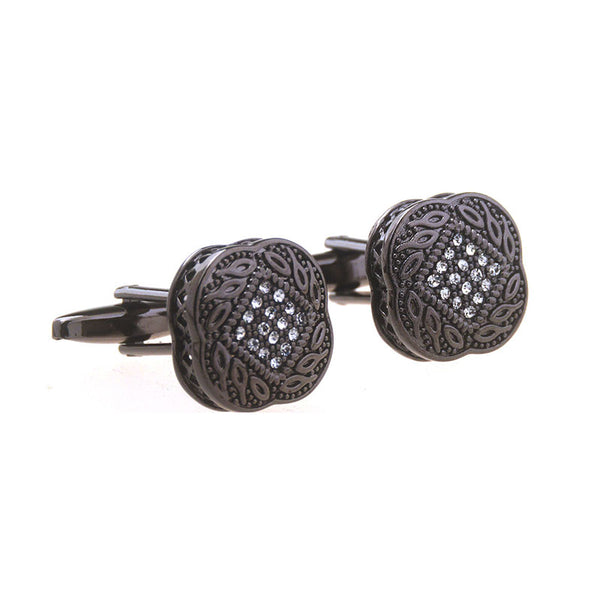 Crystal Zircon Cufflinks