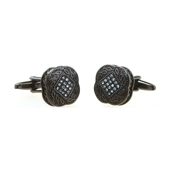 Crystal Zircon Cufflinks
