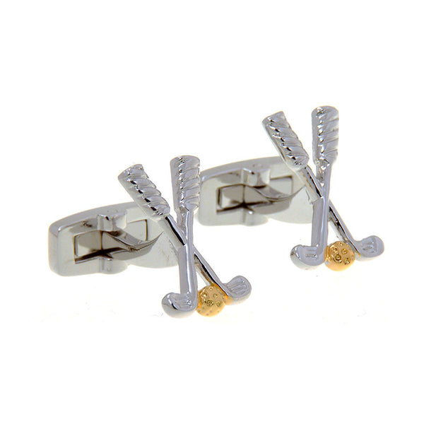 Sports Technology Plain Colour Metal Cufflinks
