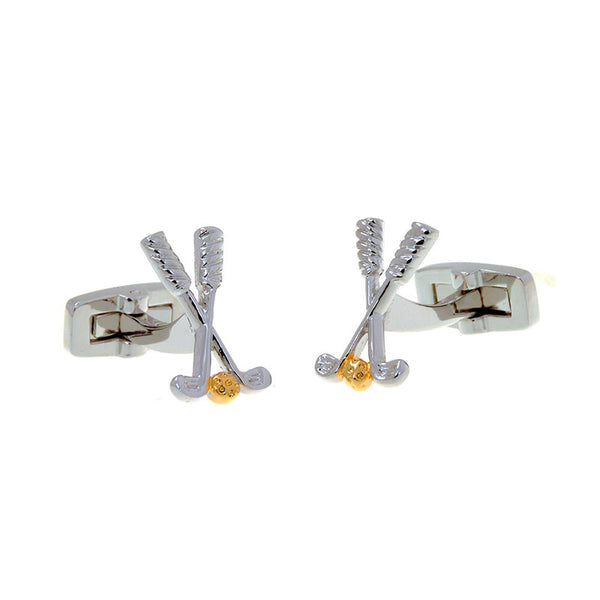 Sports Technology Plain Colour Metal Cufflinks