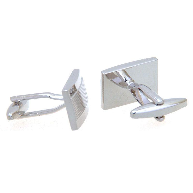 Plain Colour Metal Cufflinks
