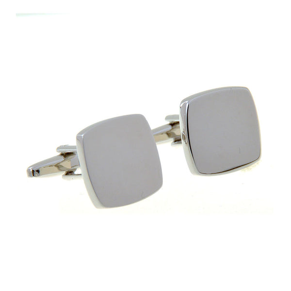 Plain Colour Metal Cufflinks