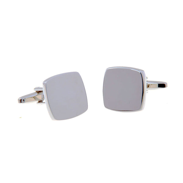 Plain Colour Metal Cufflinks