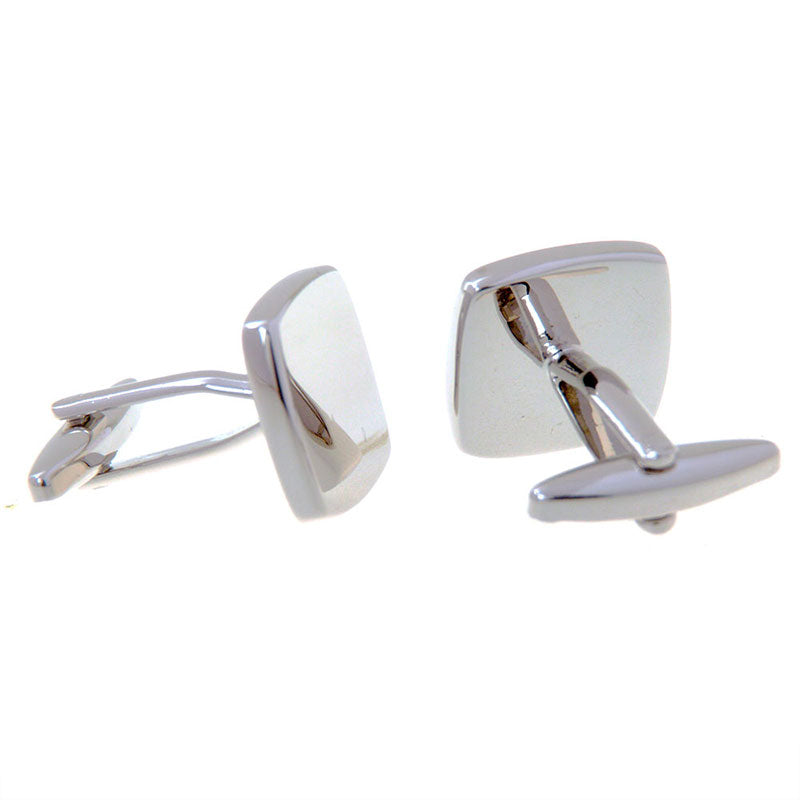 Plain Colour Metal Cufflinks