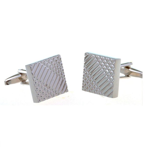 Plain Colour Metal Cufflinks