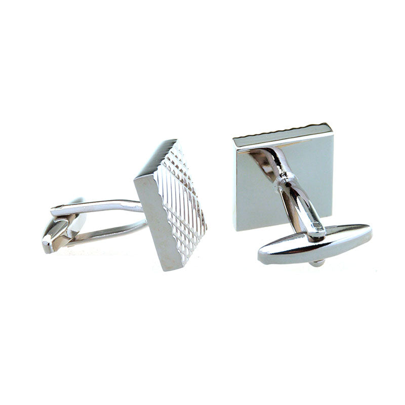 Plain Colour Metal Cufflinks