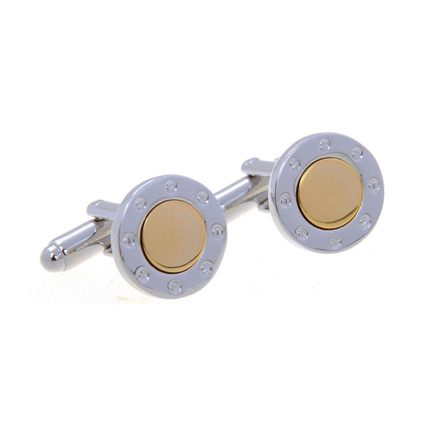 Plain Colour Metal Cufflinks