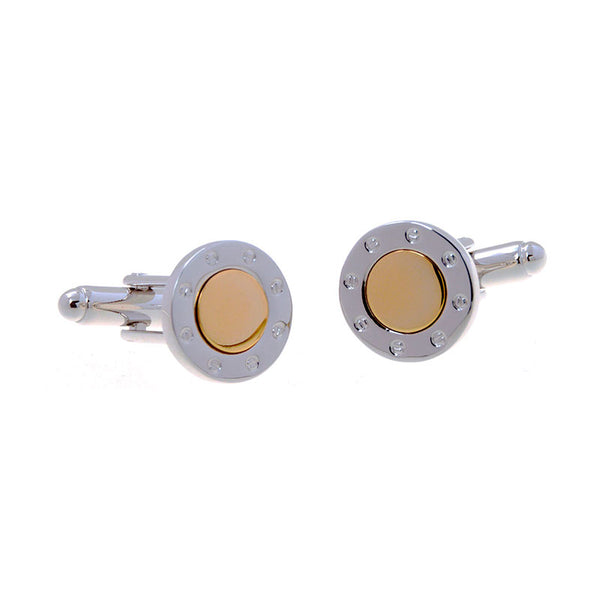 Plain Colour Metal Cufflinks