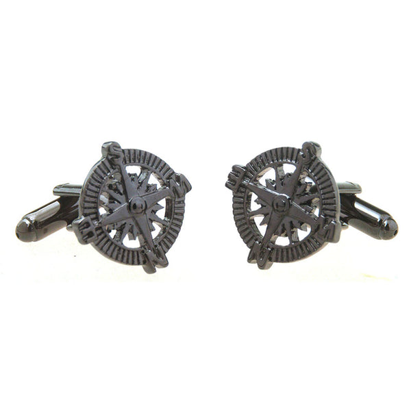 Plain Colour Metal Cufflinks