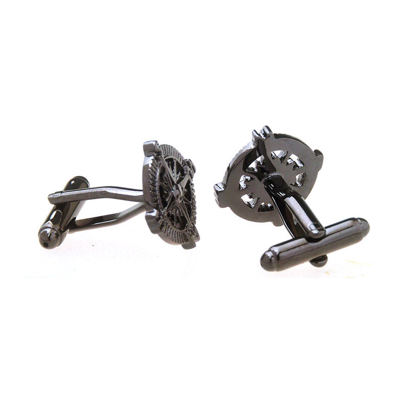 Plain Colour Metal Cufflinks