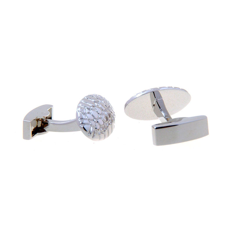Plain Colour Metal Cufflinks