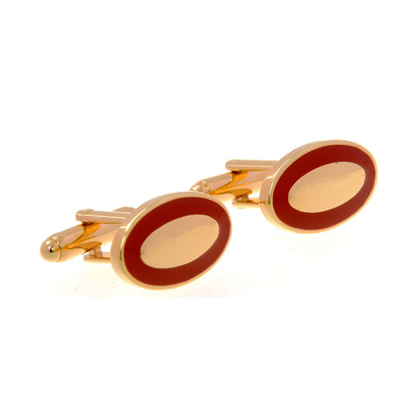 Enamel Dropping Glue Cufflinks