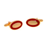 Enamel Dropping Glue Cufflinks