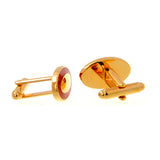 Enamel Dropping Glue Cufflinks