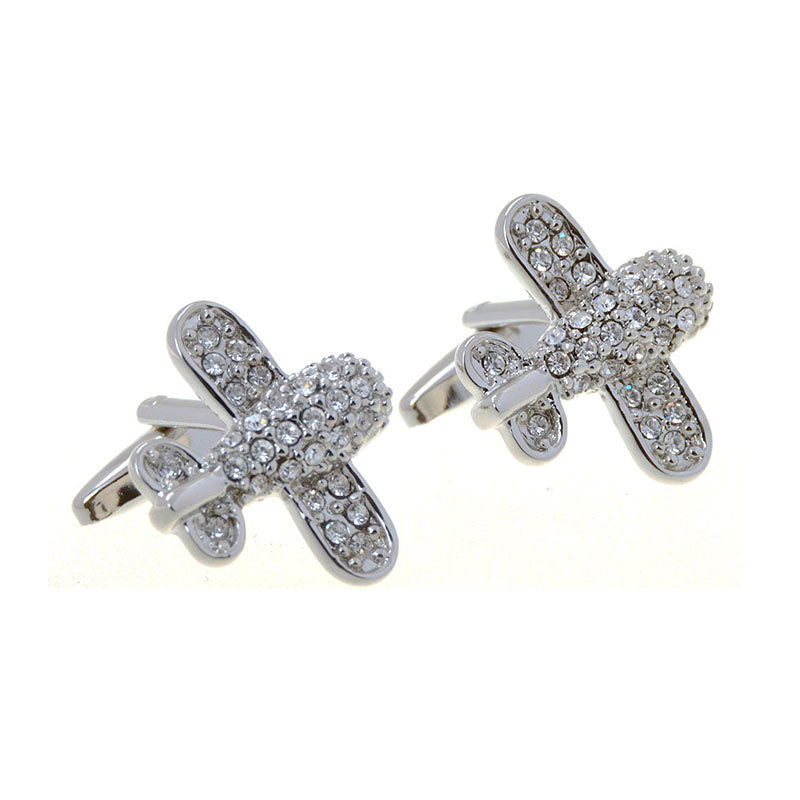 Crystal Zircon Cufflinks