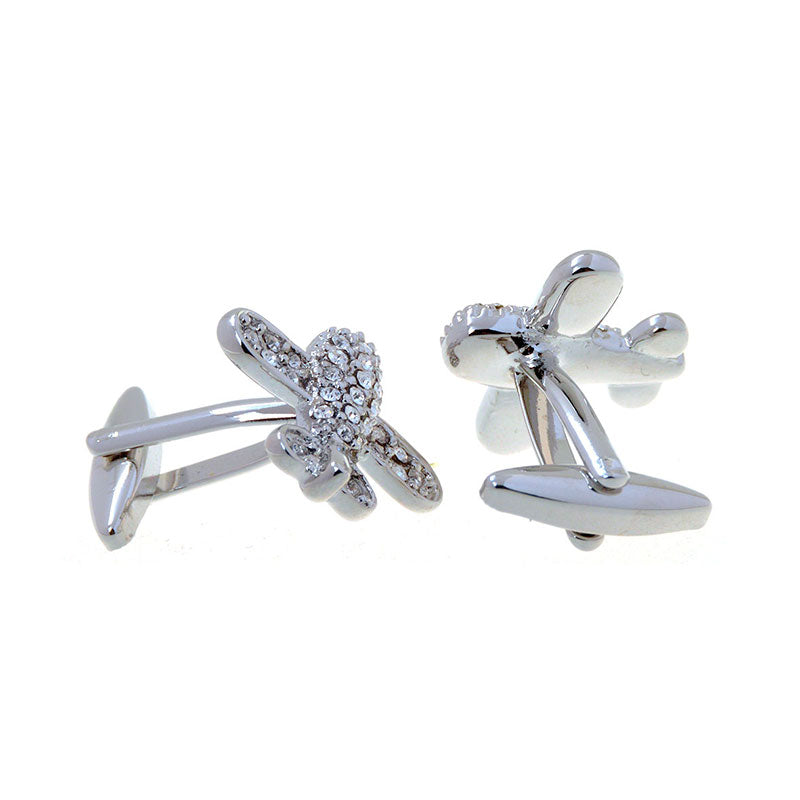 Crystal Zircon Cufflinks