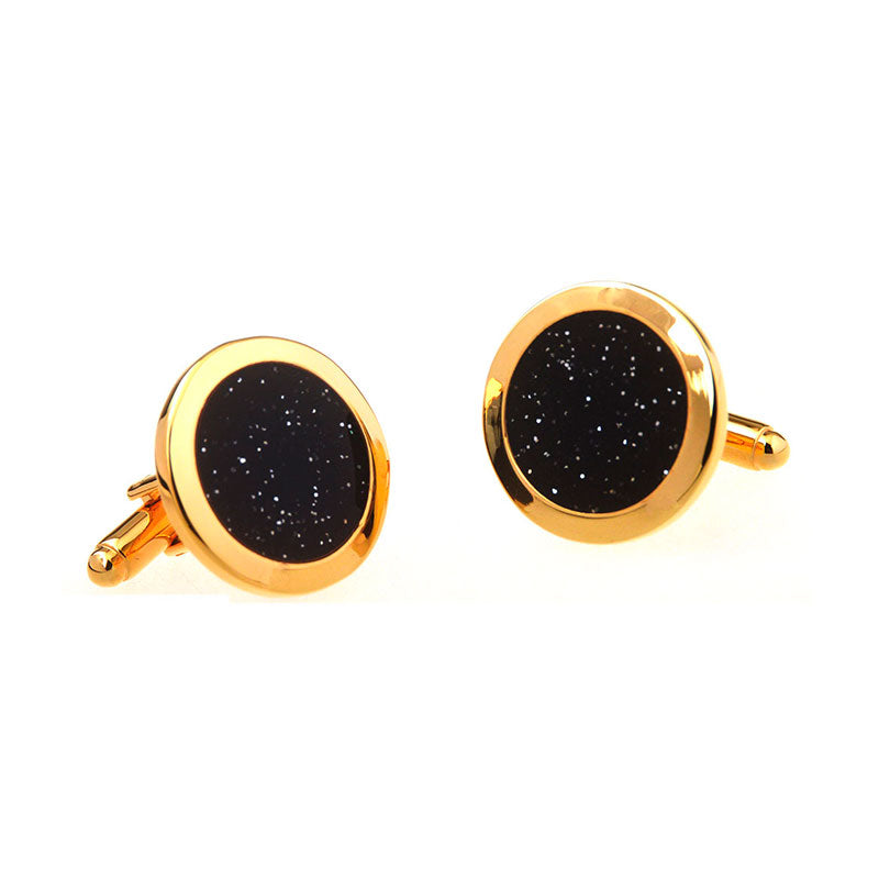 Enamel Dropping Glue Cufflinks