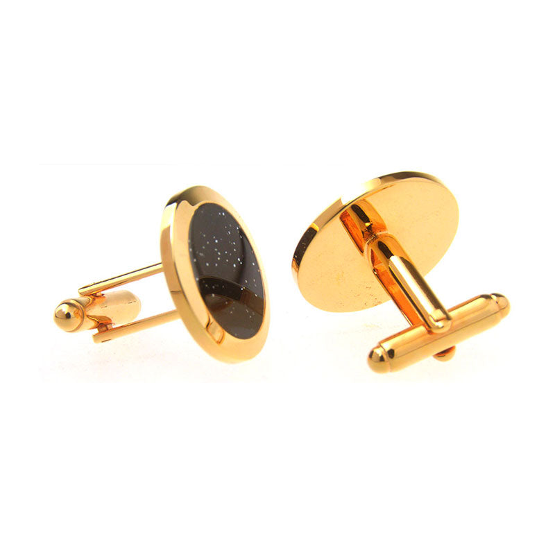 Enamel Dropping Glue Cufflinks