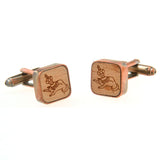 Natural Solid Wood Cufflinks