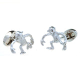 Animals Plants Plain Colour Metal Cufflinks