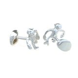 Animals Plants Plain Colour Metal Cufflinks